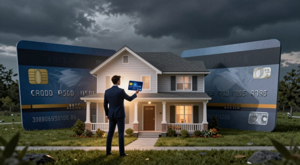 credit card companies taking your house